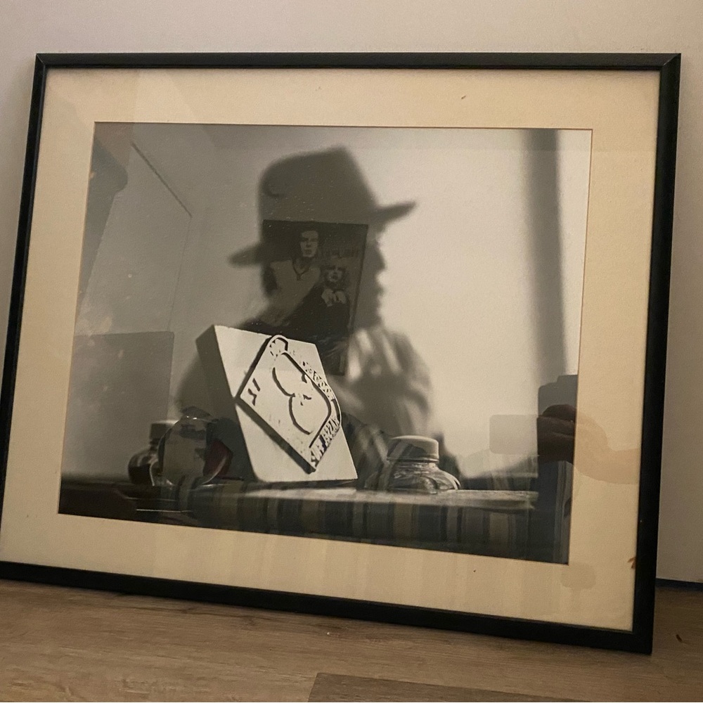 James Taylor Vintage original black white large photograph framed Fine Art